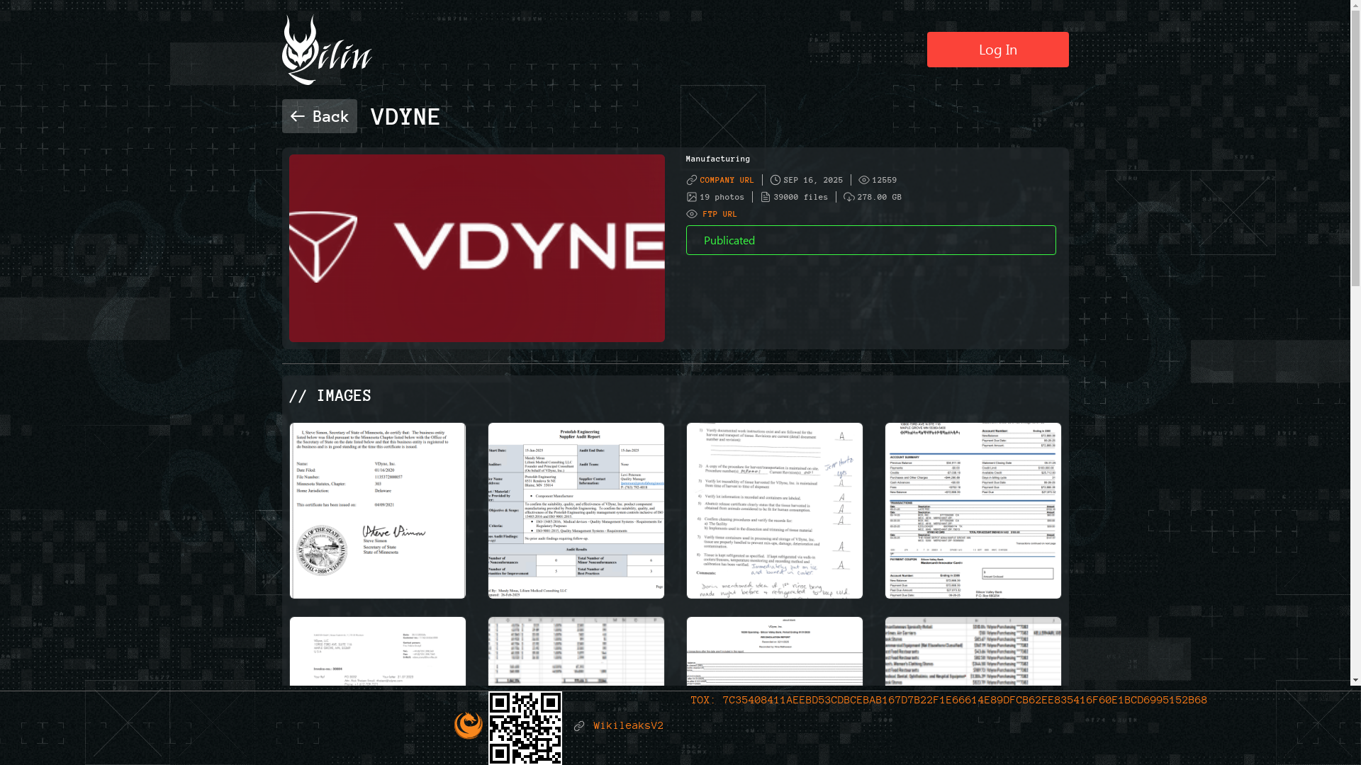 Screenshot del ataque