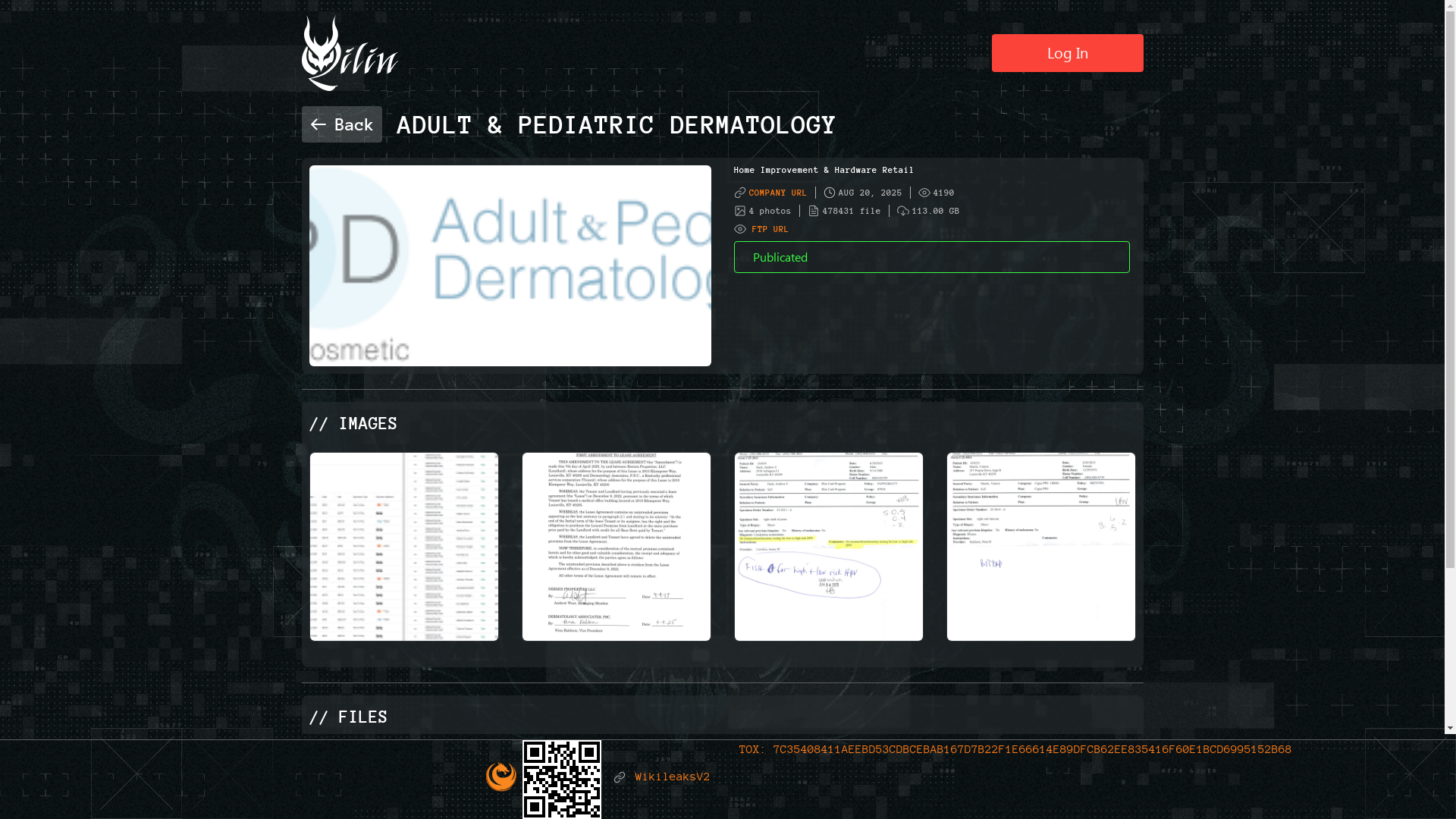 Screenshot del ataque