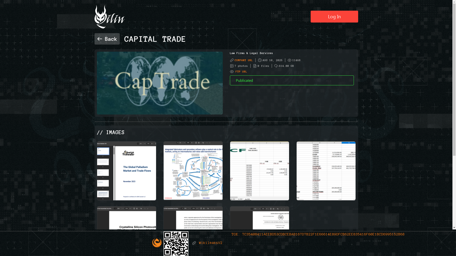 Screenshot del ataque