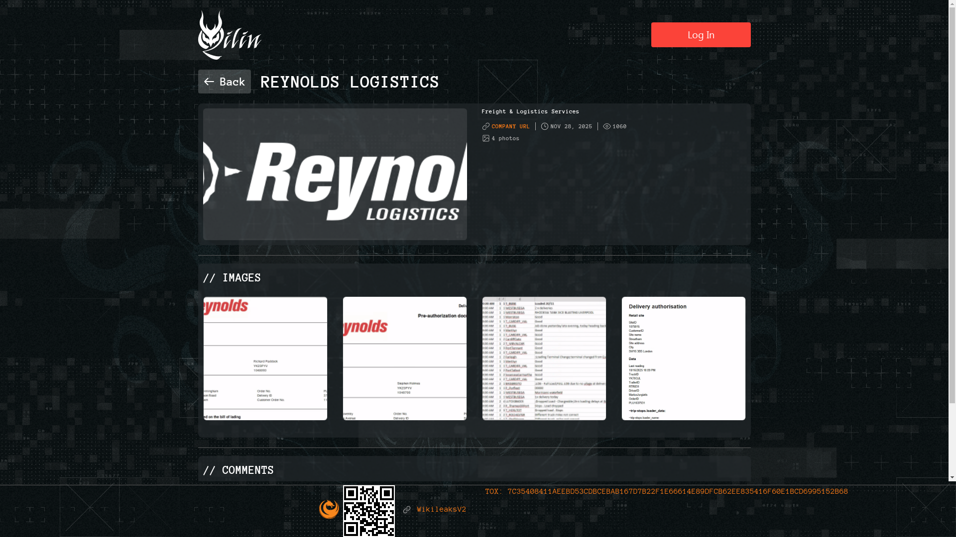 Screenshot del ataque