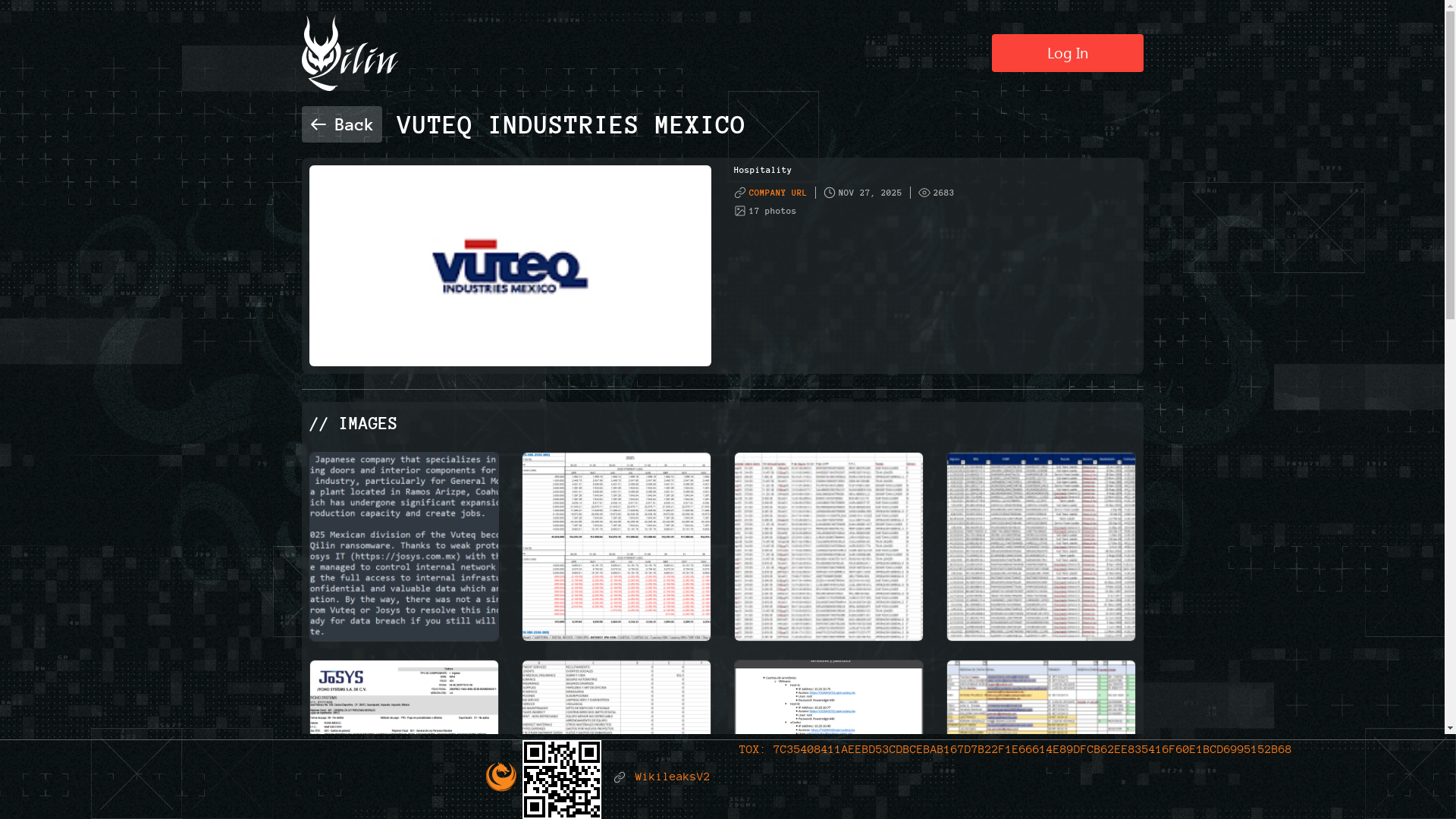 Screenshot del ataque