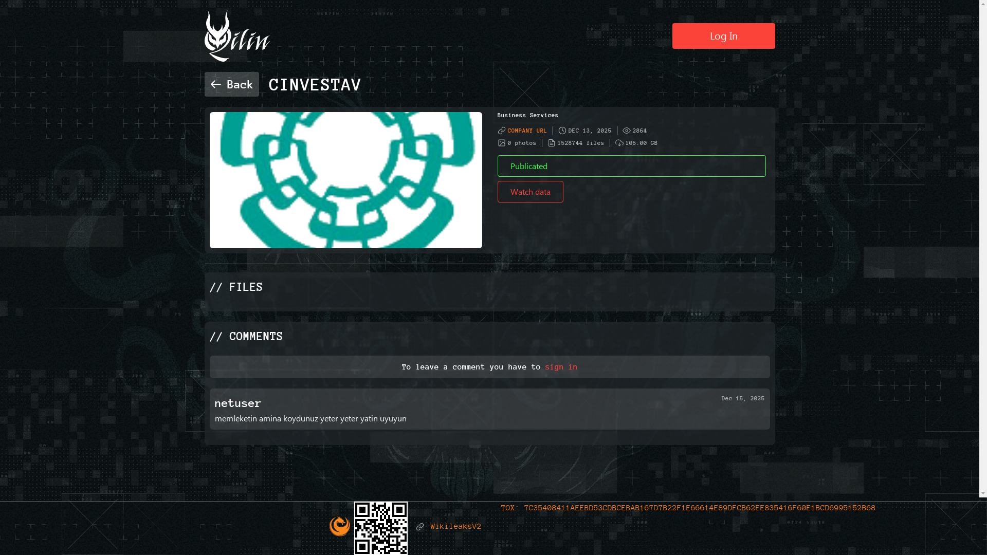 Screenshot del ataque