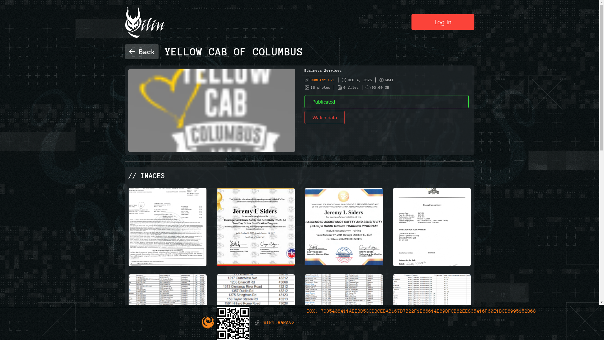 Screenshot del ataque