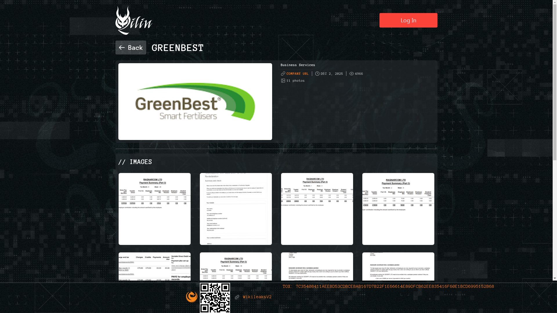 Screenshot del ataque