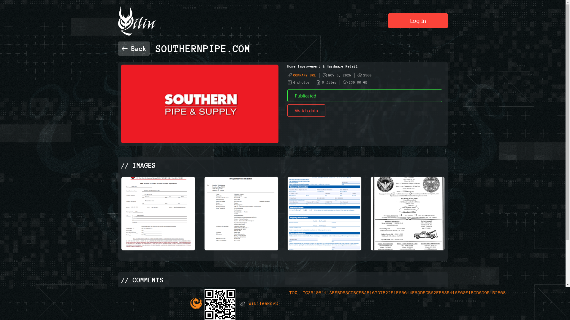 Screenshot del ataque