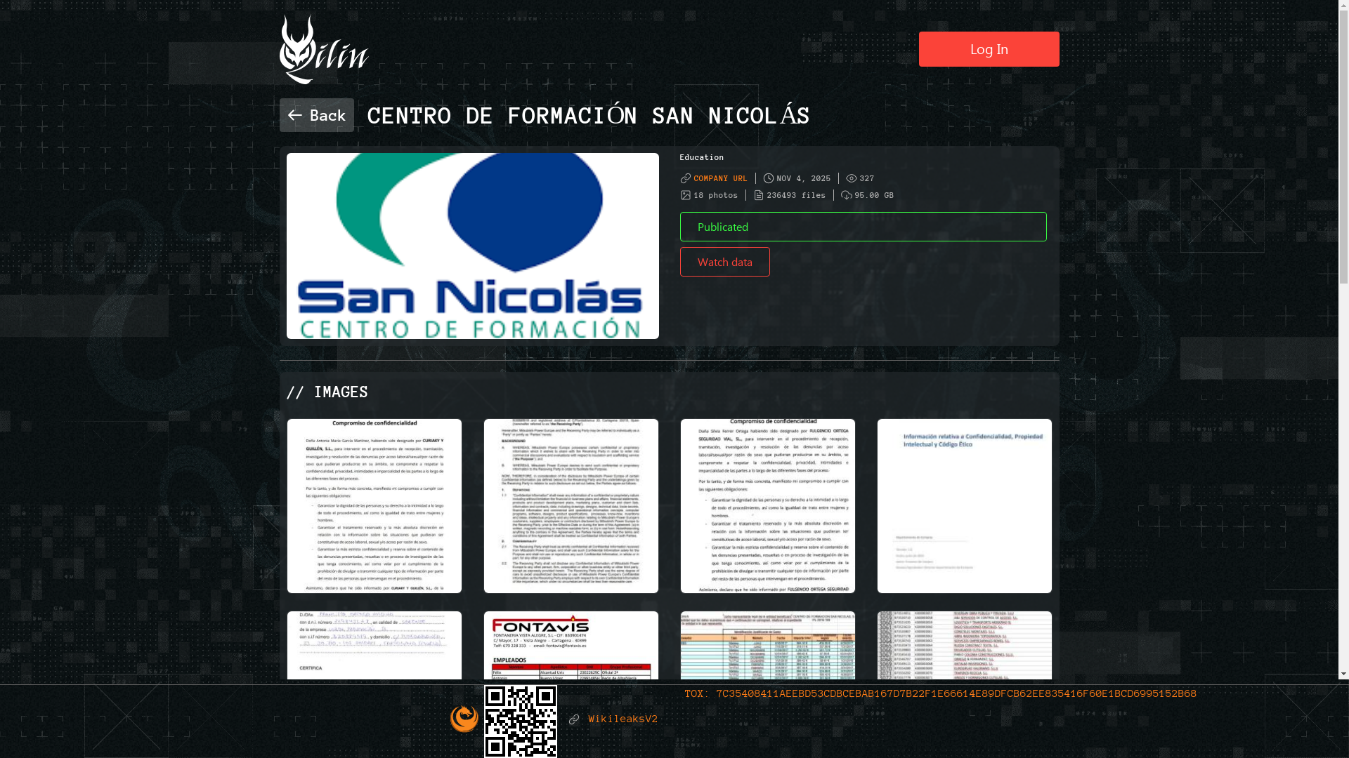 Screenshot del ataque