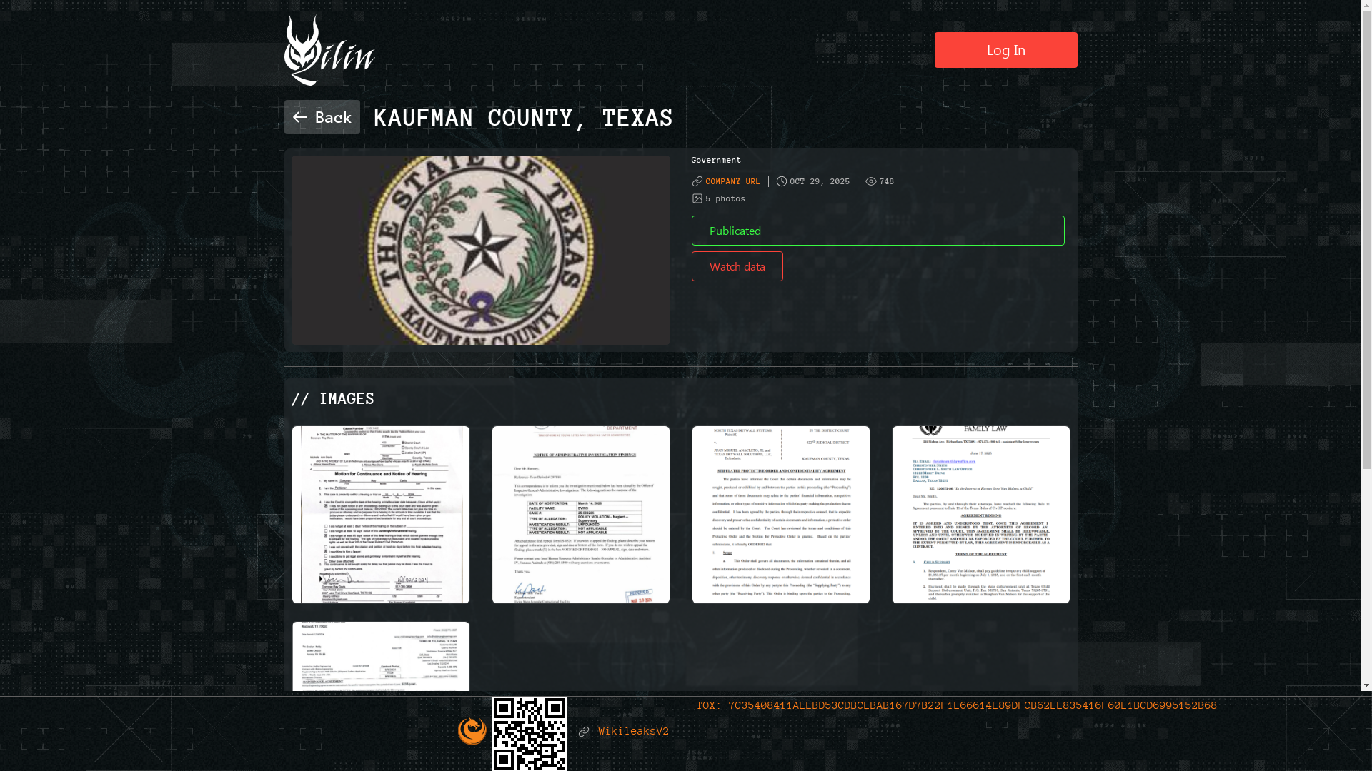 Screenshot del ataque