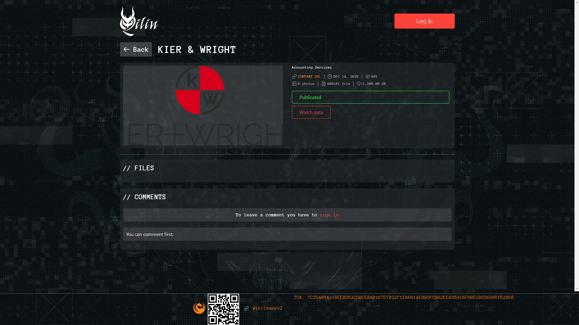 Screenshot del ataque