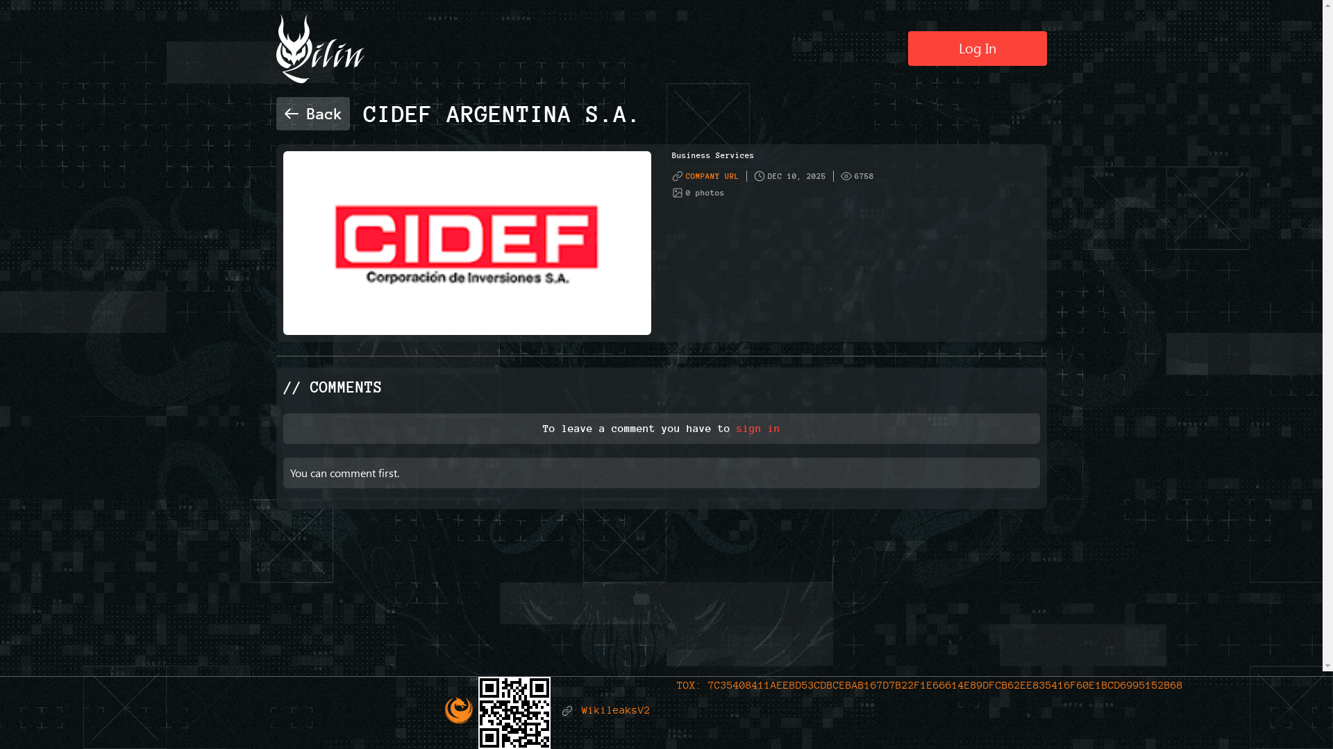 Screenshot del ataque