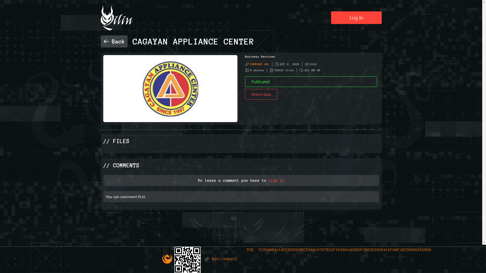 Screenshot del ataque