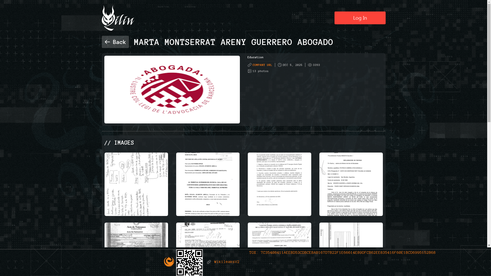 Screenshot del ataque