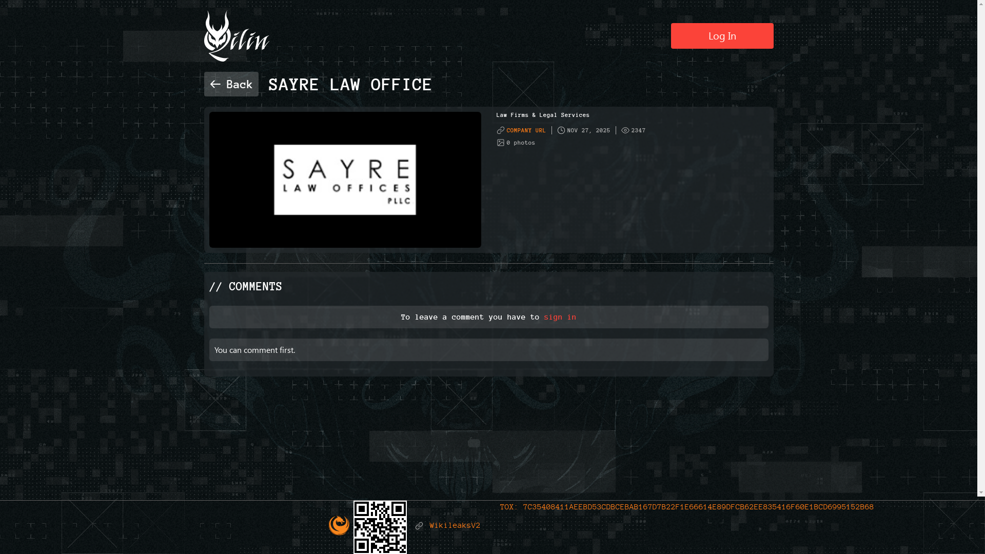 Screenshot del ataque