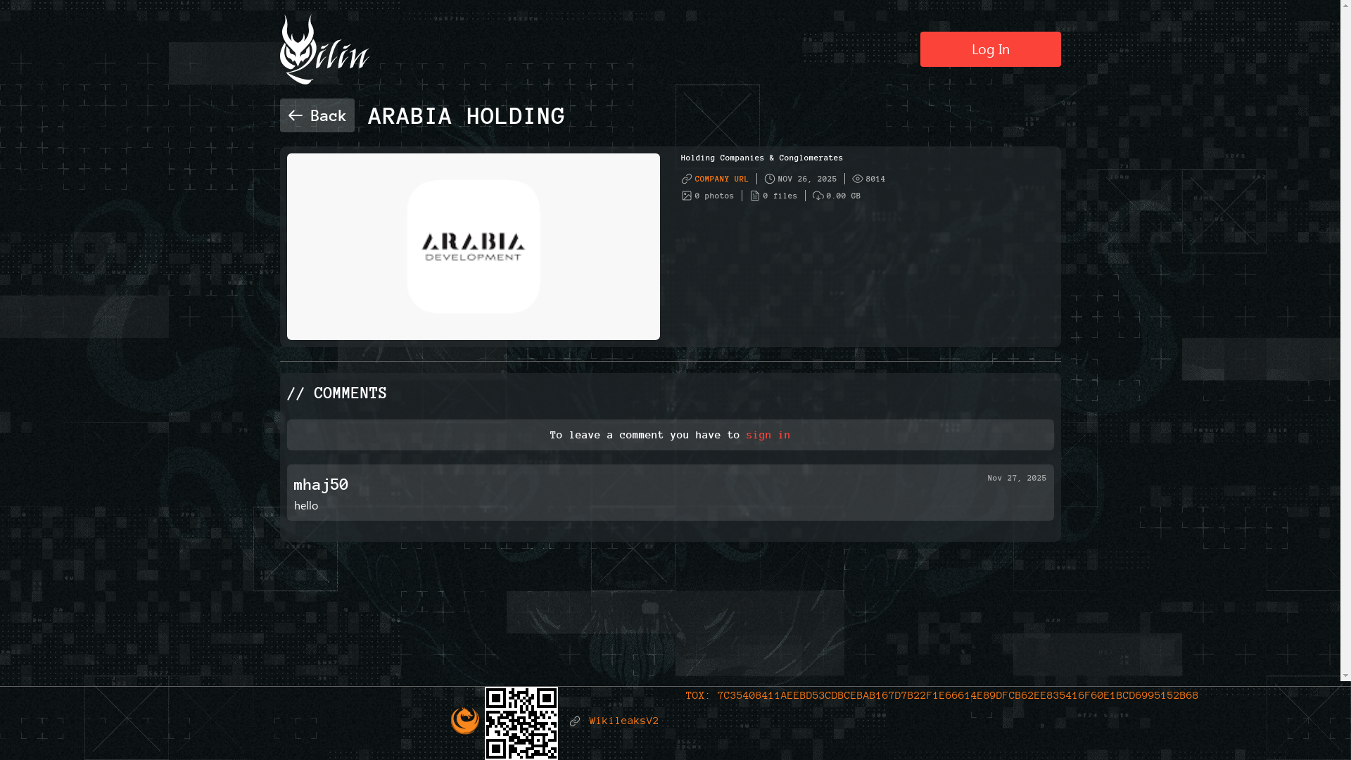 Screenshot del ataque