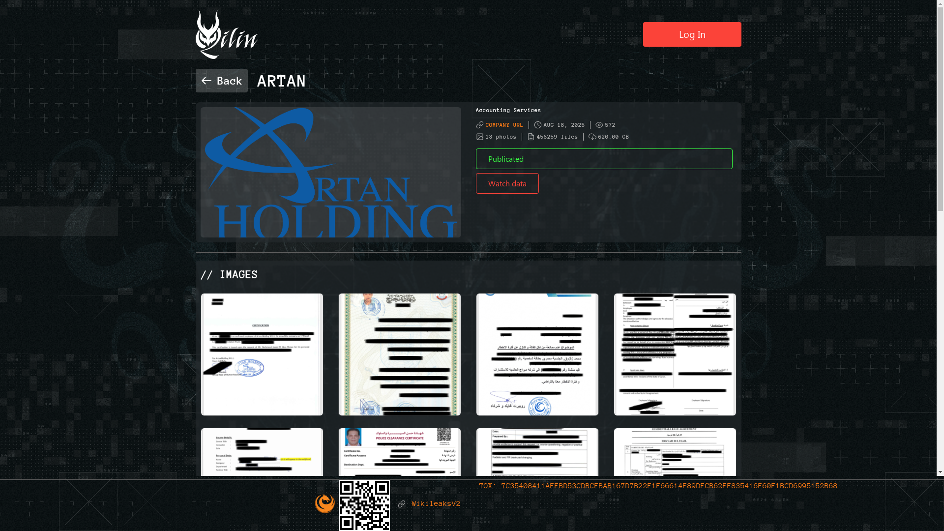 Screenshot del ataque