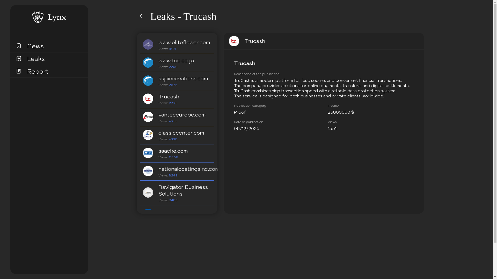 Screenshot del ataque