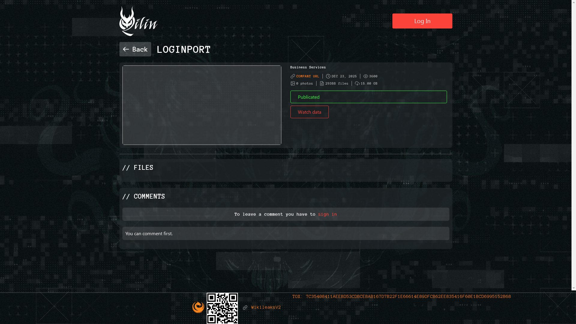 Screenshot del ataque