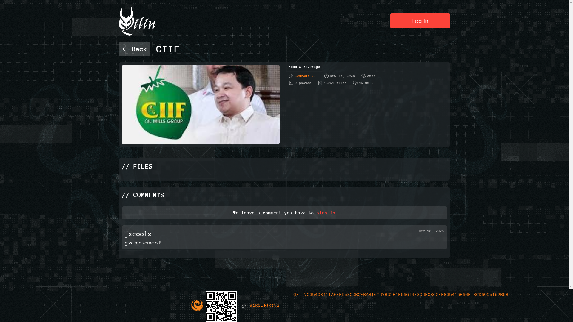 Screenshot del ataque