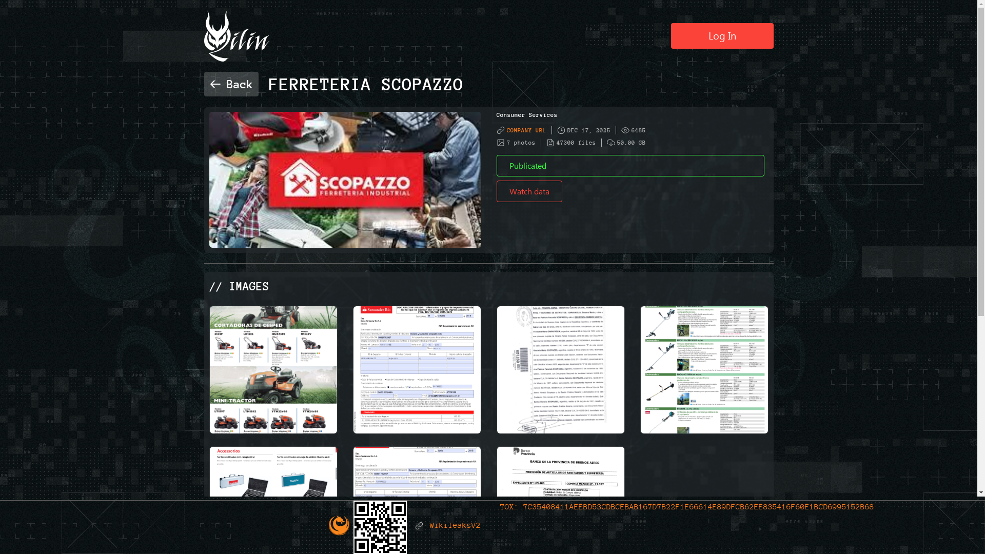 Screenshot del ataque