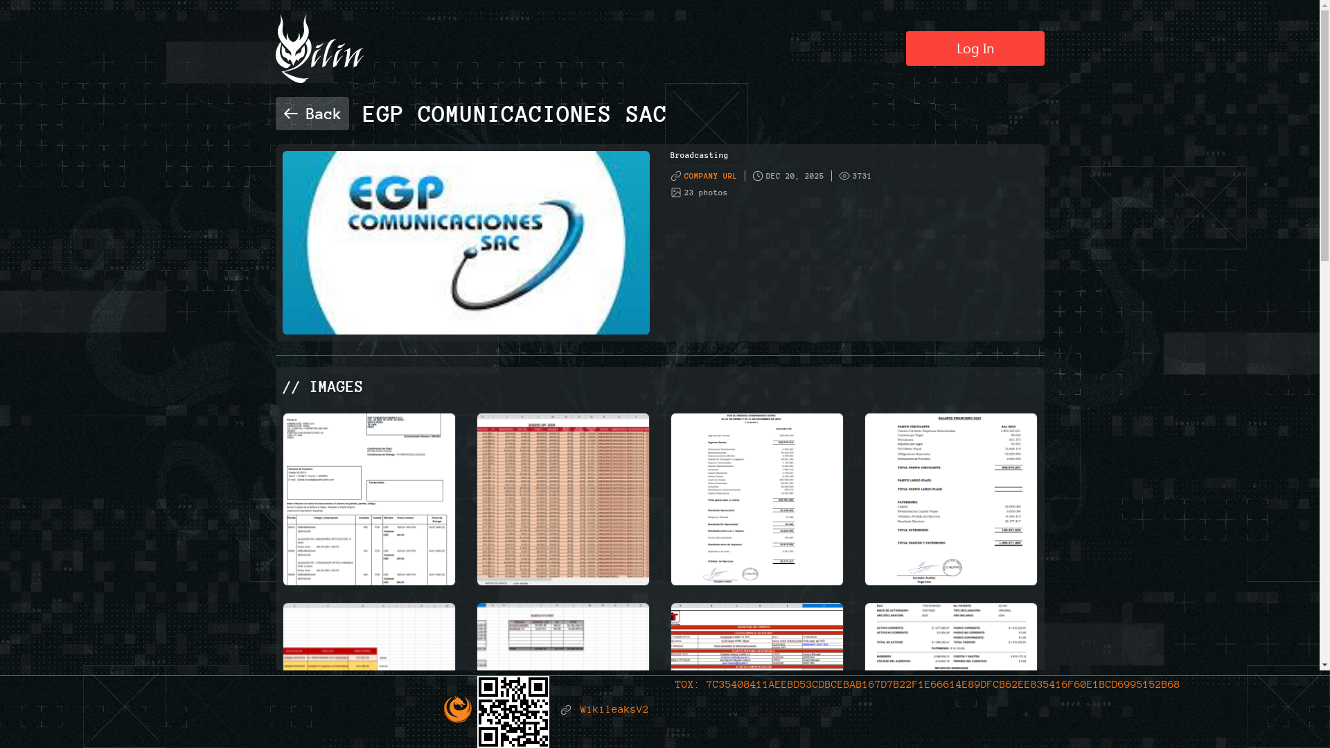 Screenshot del ataque