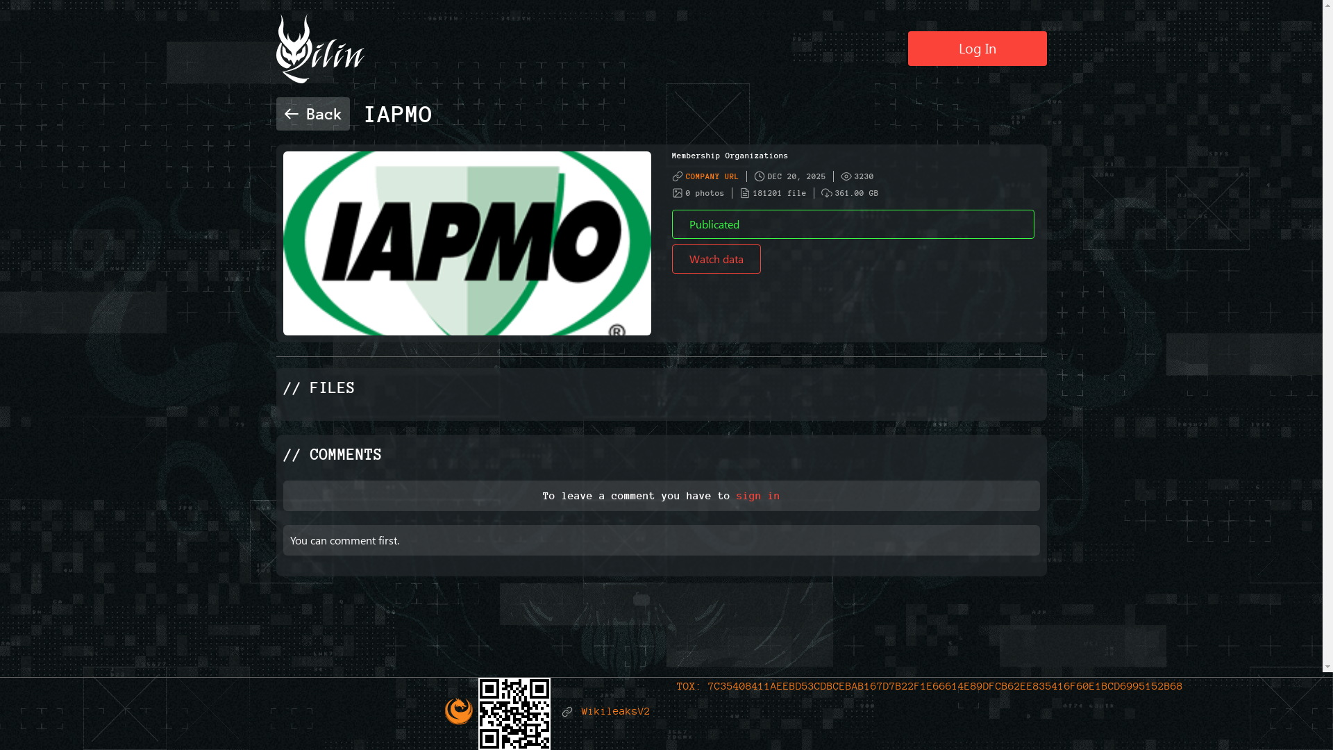 Screenshot del ataque