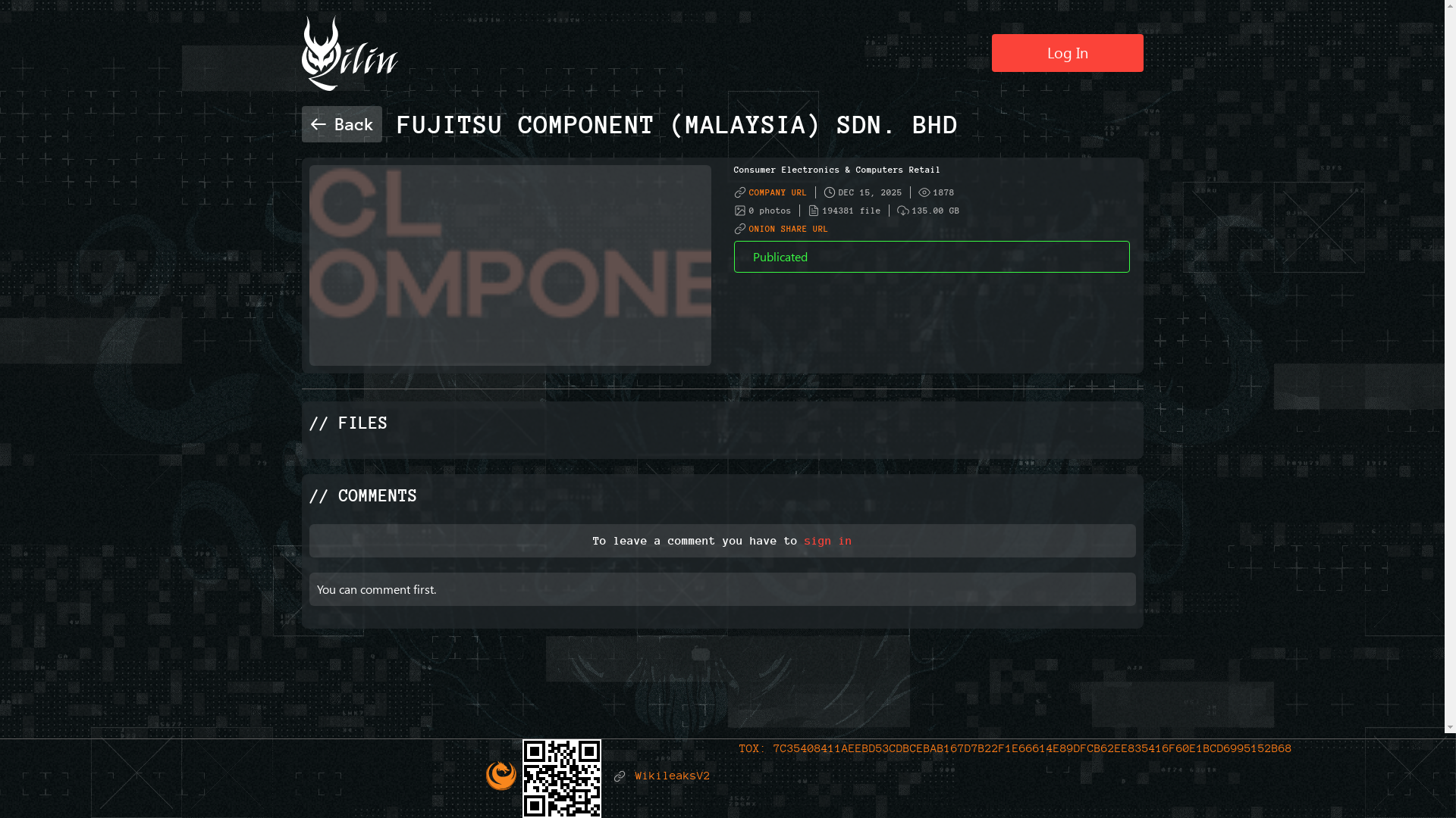 Screenshot del ataque