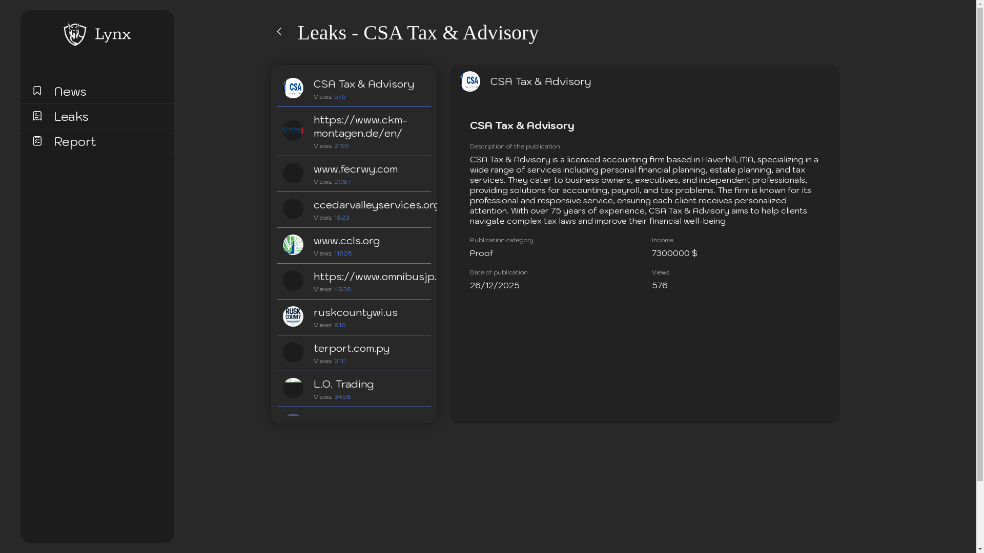 Screenshot del ataque