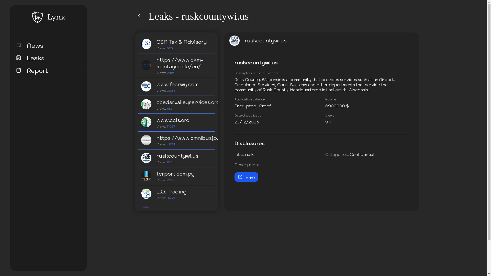 Screenshot del ataque