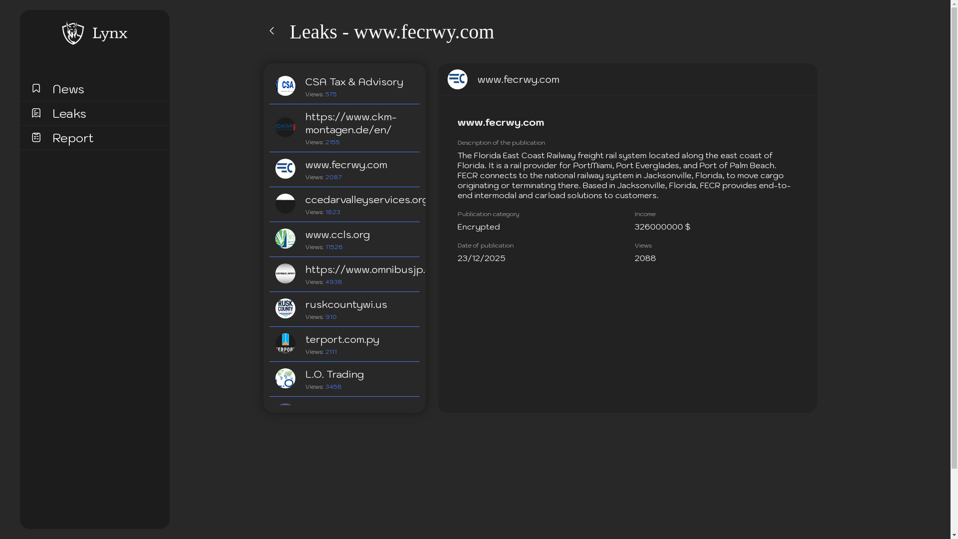 Screenshot del ataque