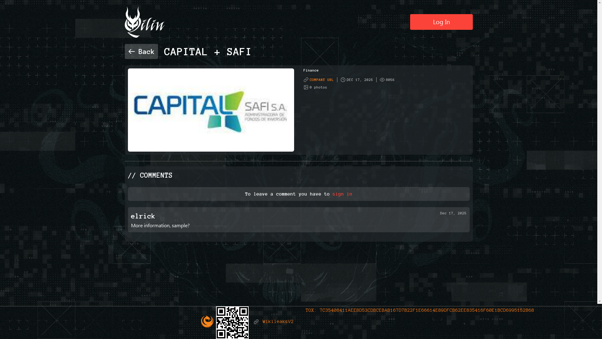 Screenshot del ataque