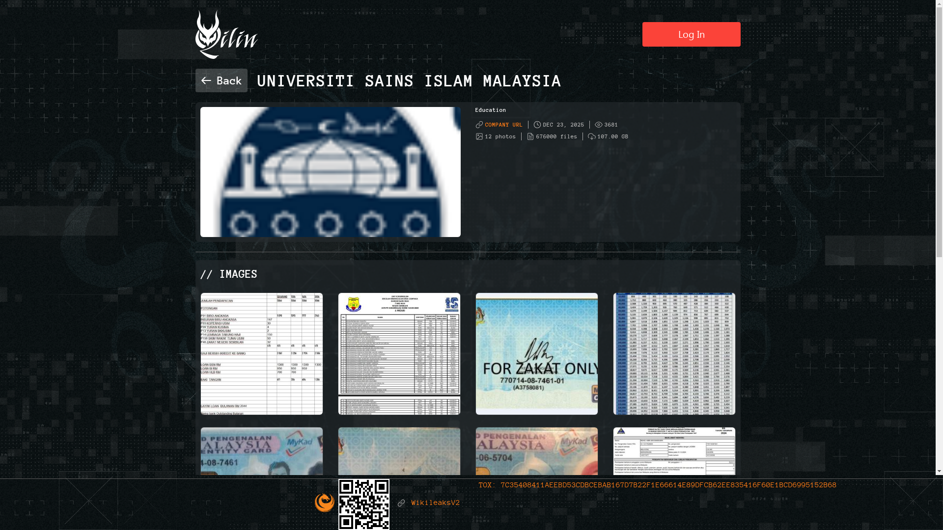 Screenshot del ataque