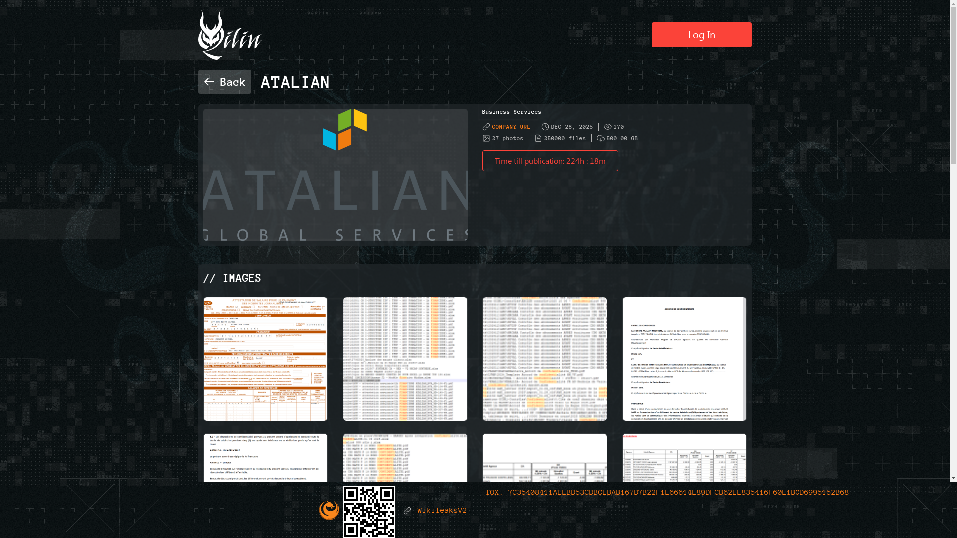 Screenshot del ataque