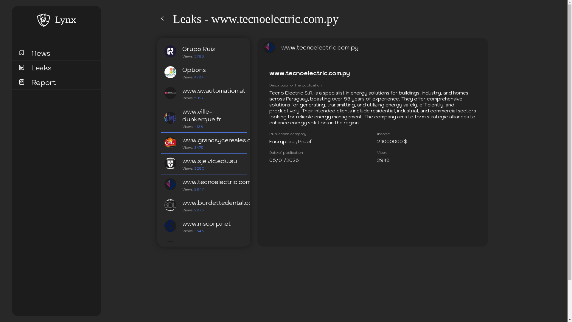 Screenshot del ataque