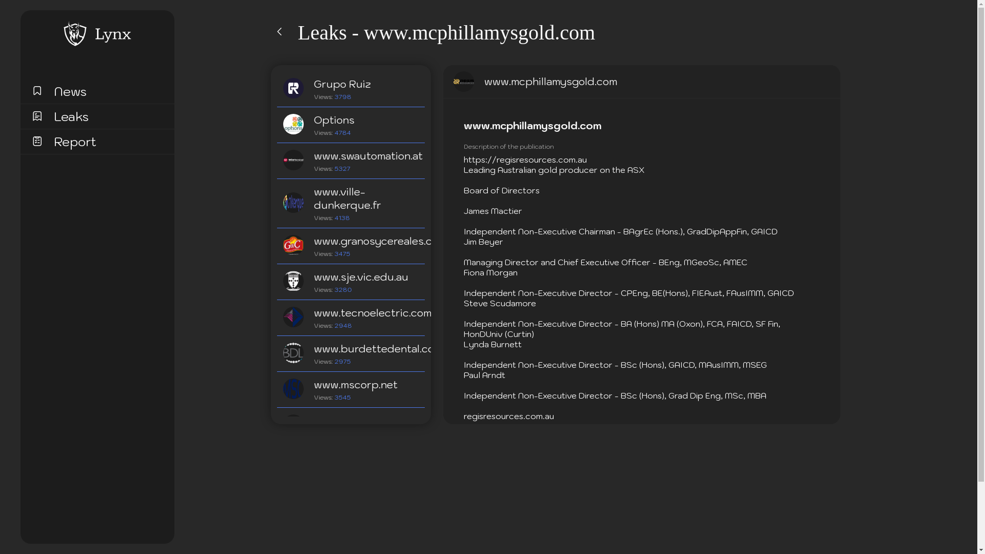 Screenshot del ataque