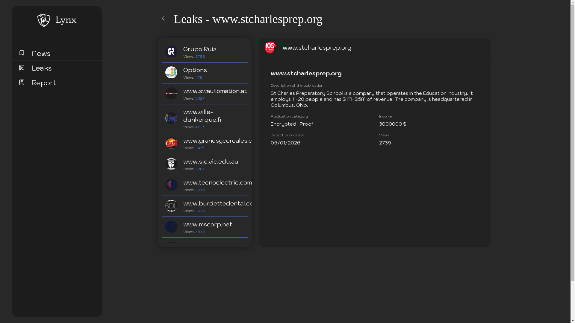 Screenshot del ataque