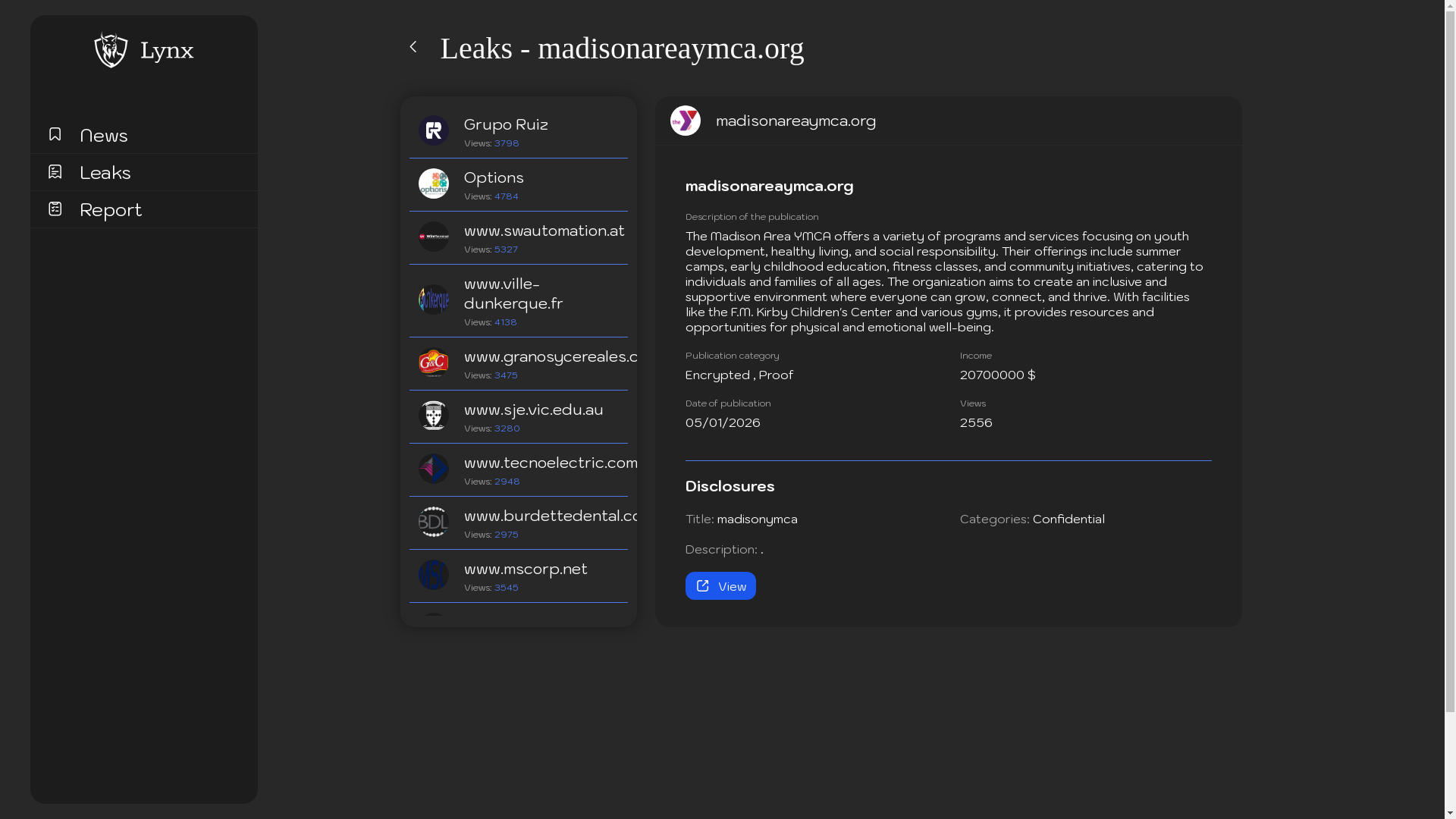 Screenshot del ataque