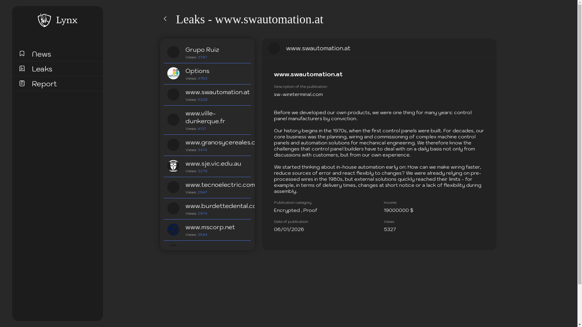 Screenshot del ataque