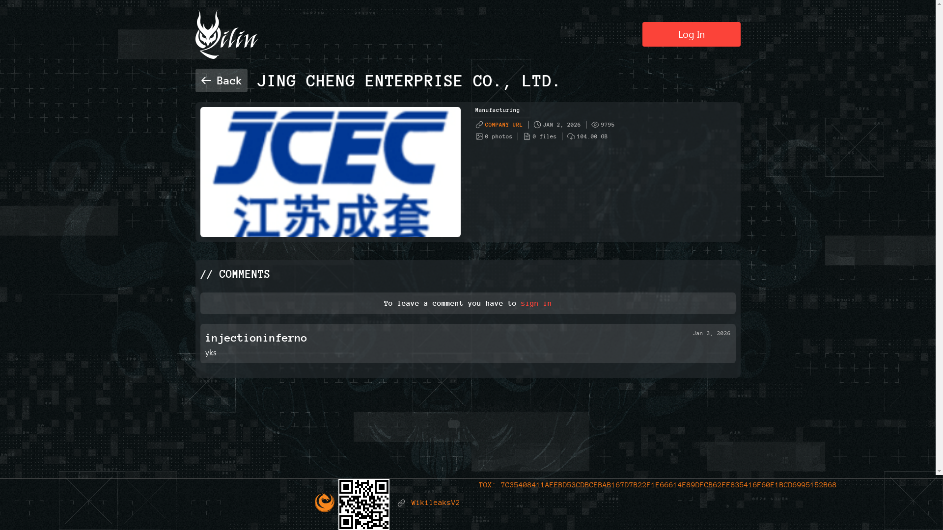 Screenshot del ataque