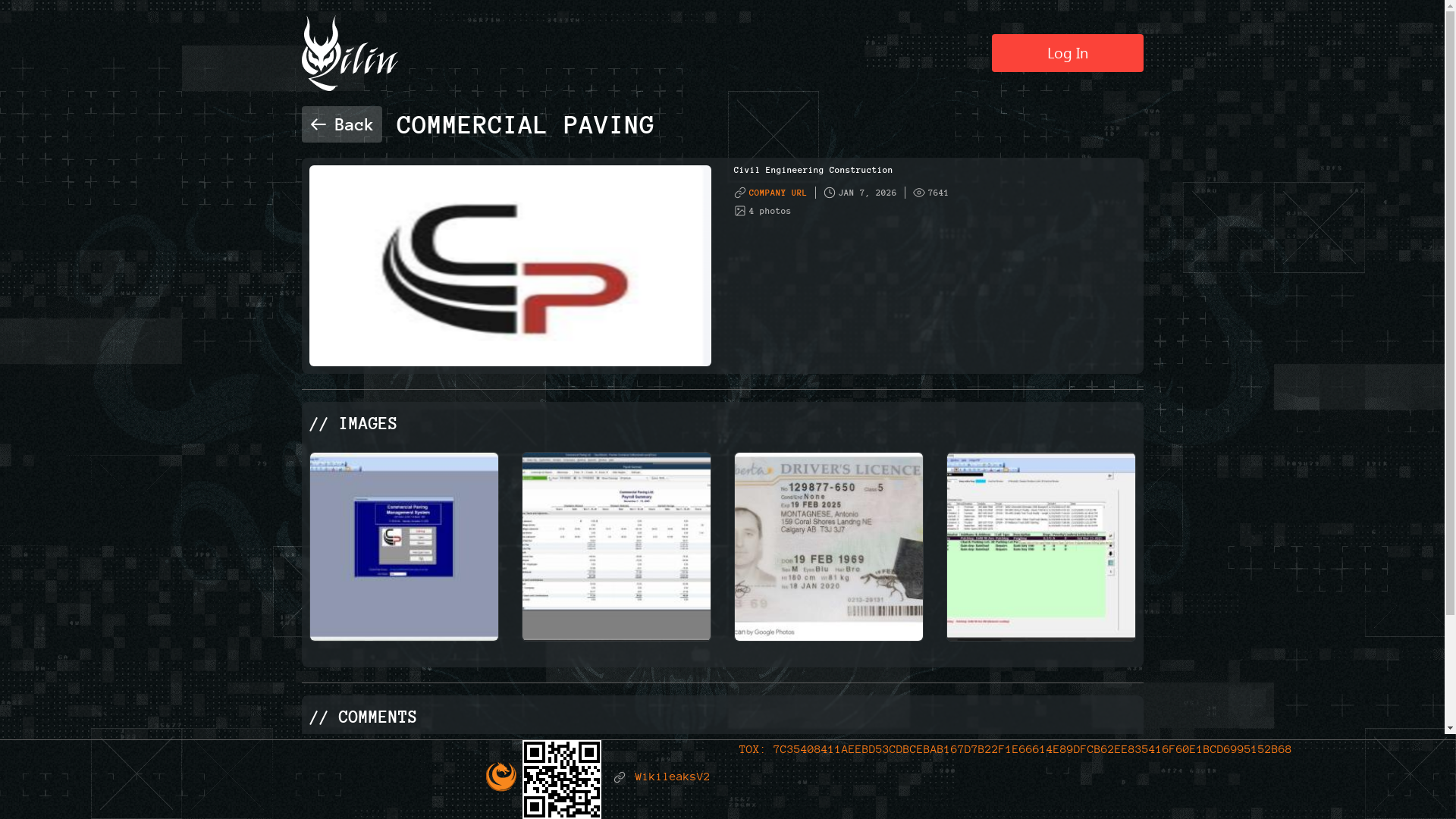 Screenshot del ataque