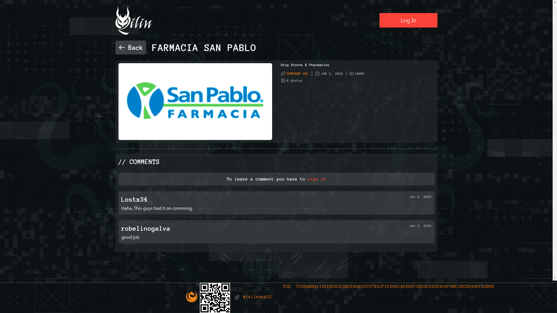 Screenshot del ataque