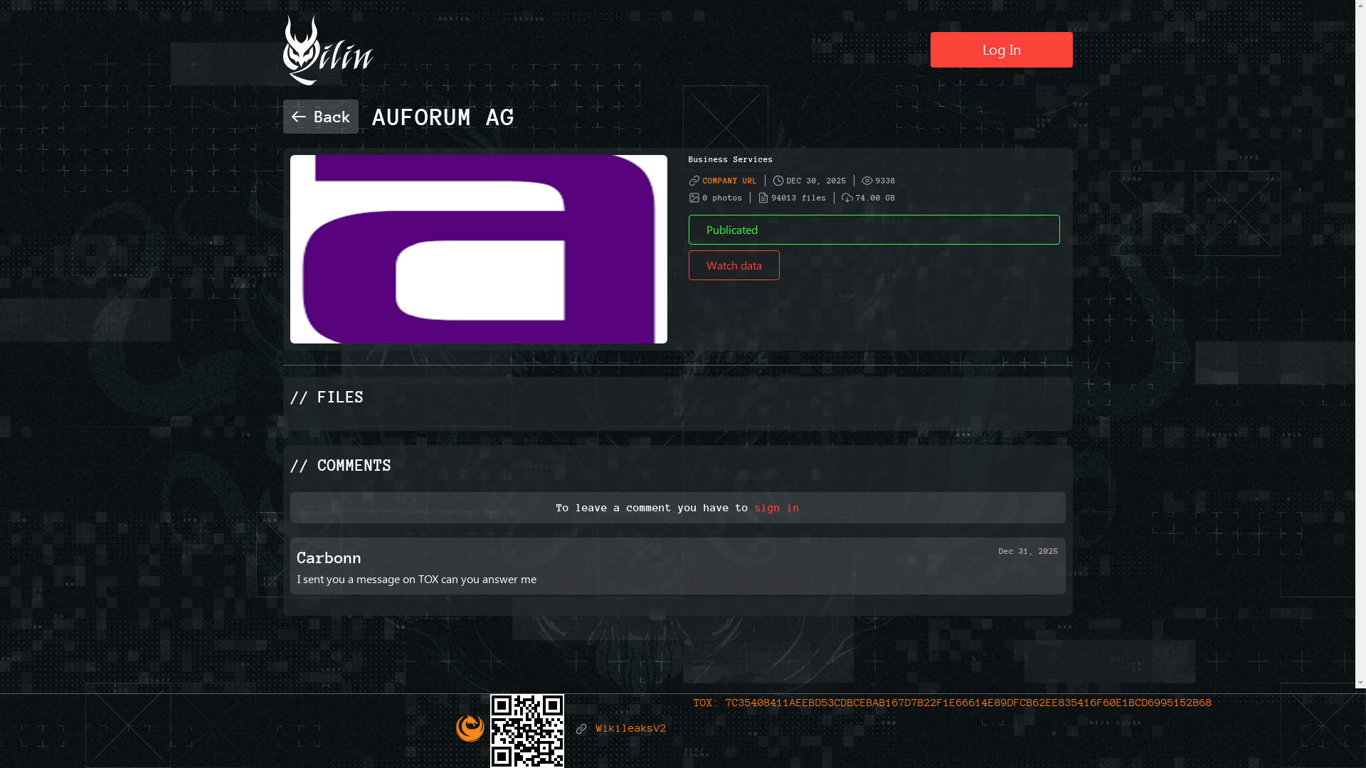 Screenshot del ataque