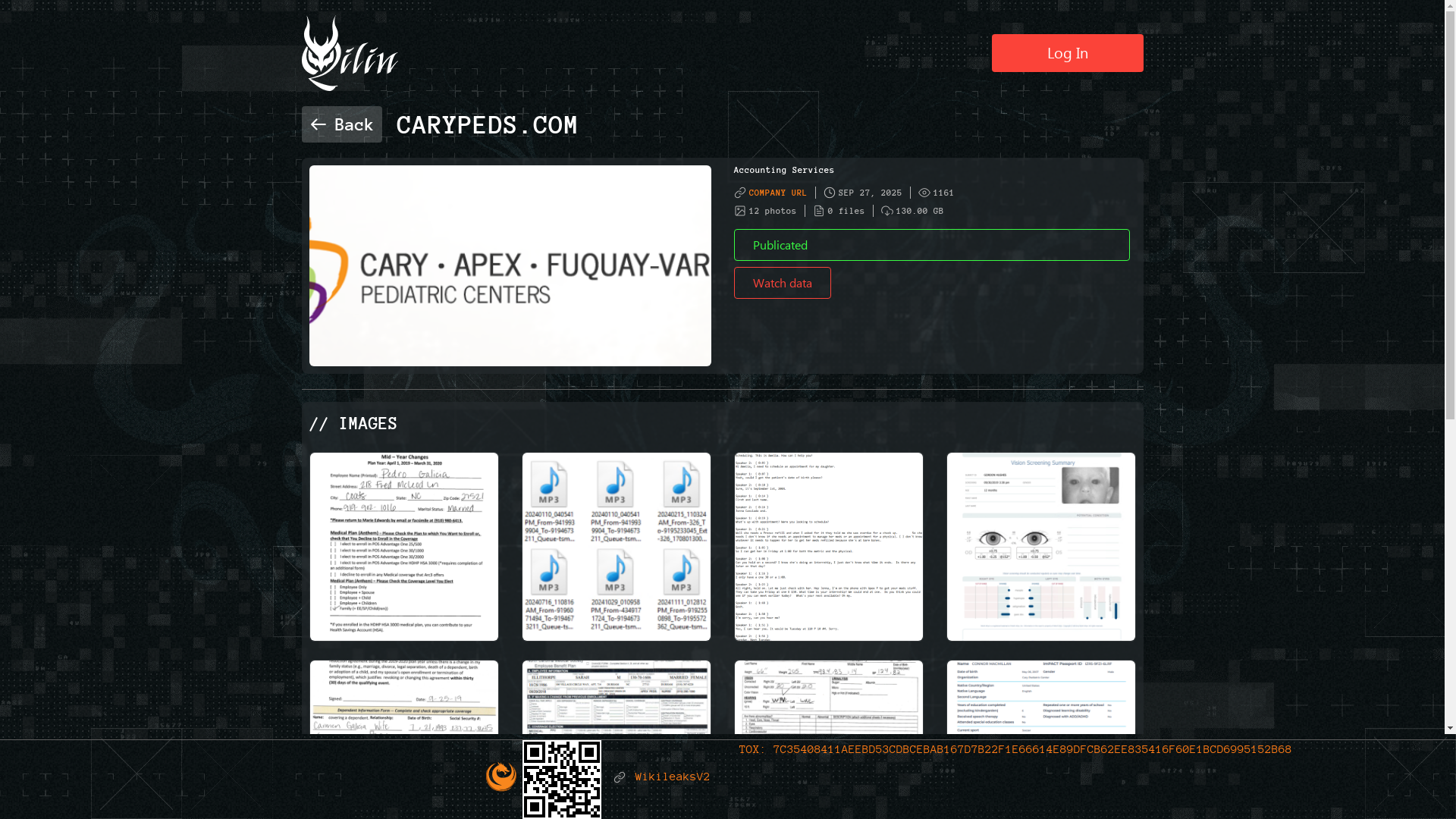Screenshot del ataque