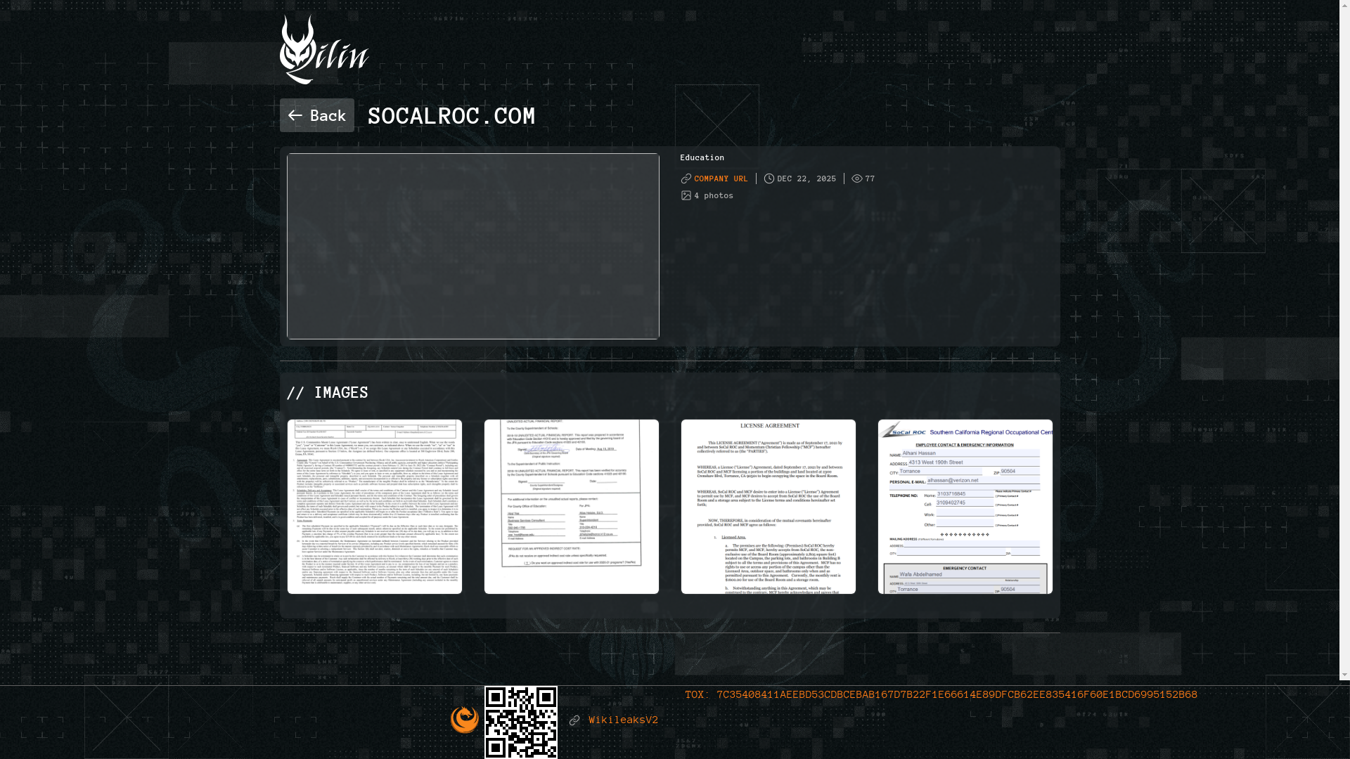 Screenshot del ataque