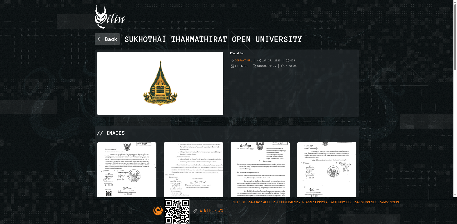 Screenshot del ataque