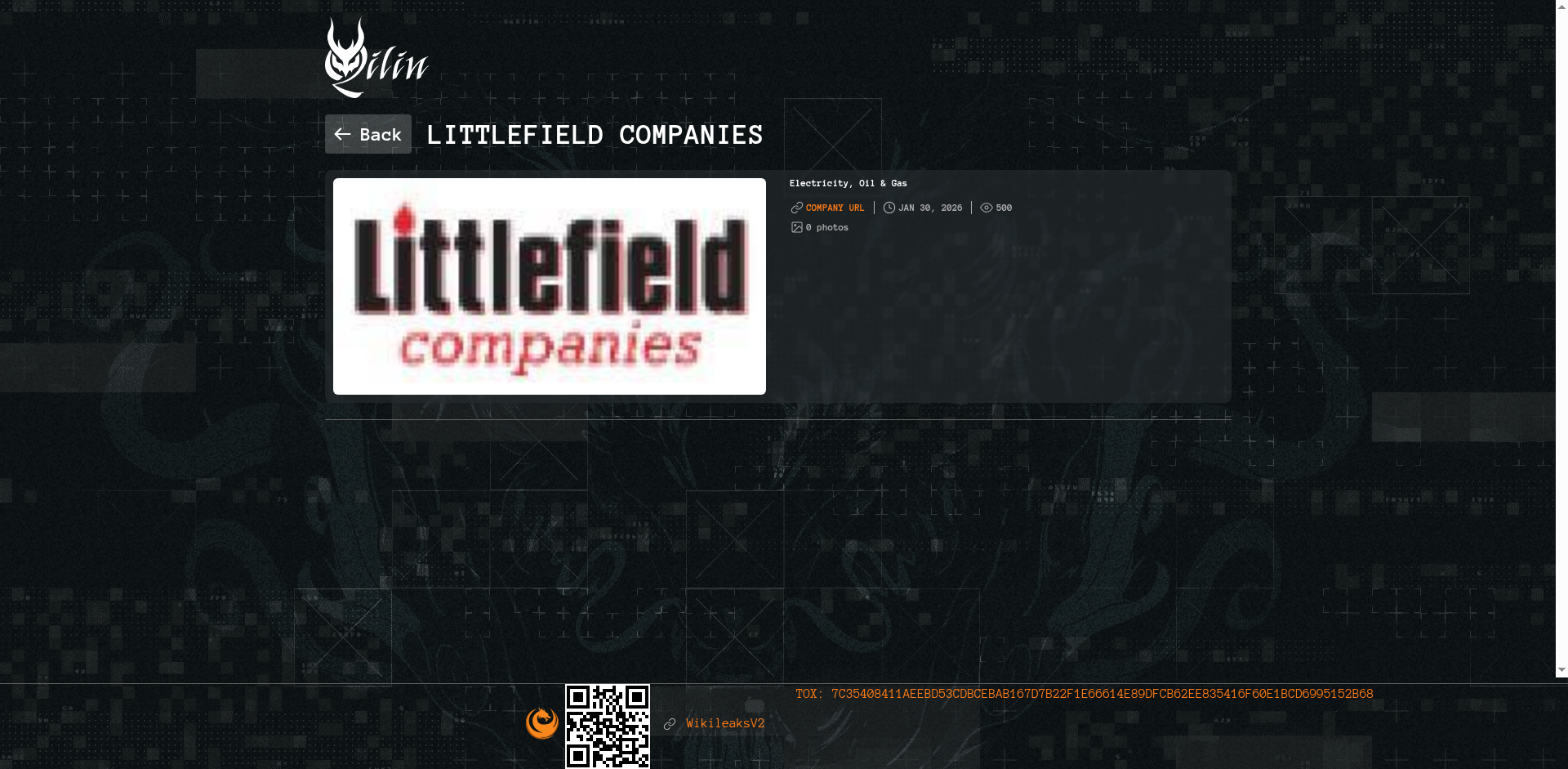 Screenshot del ataque