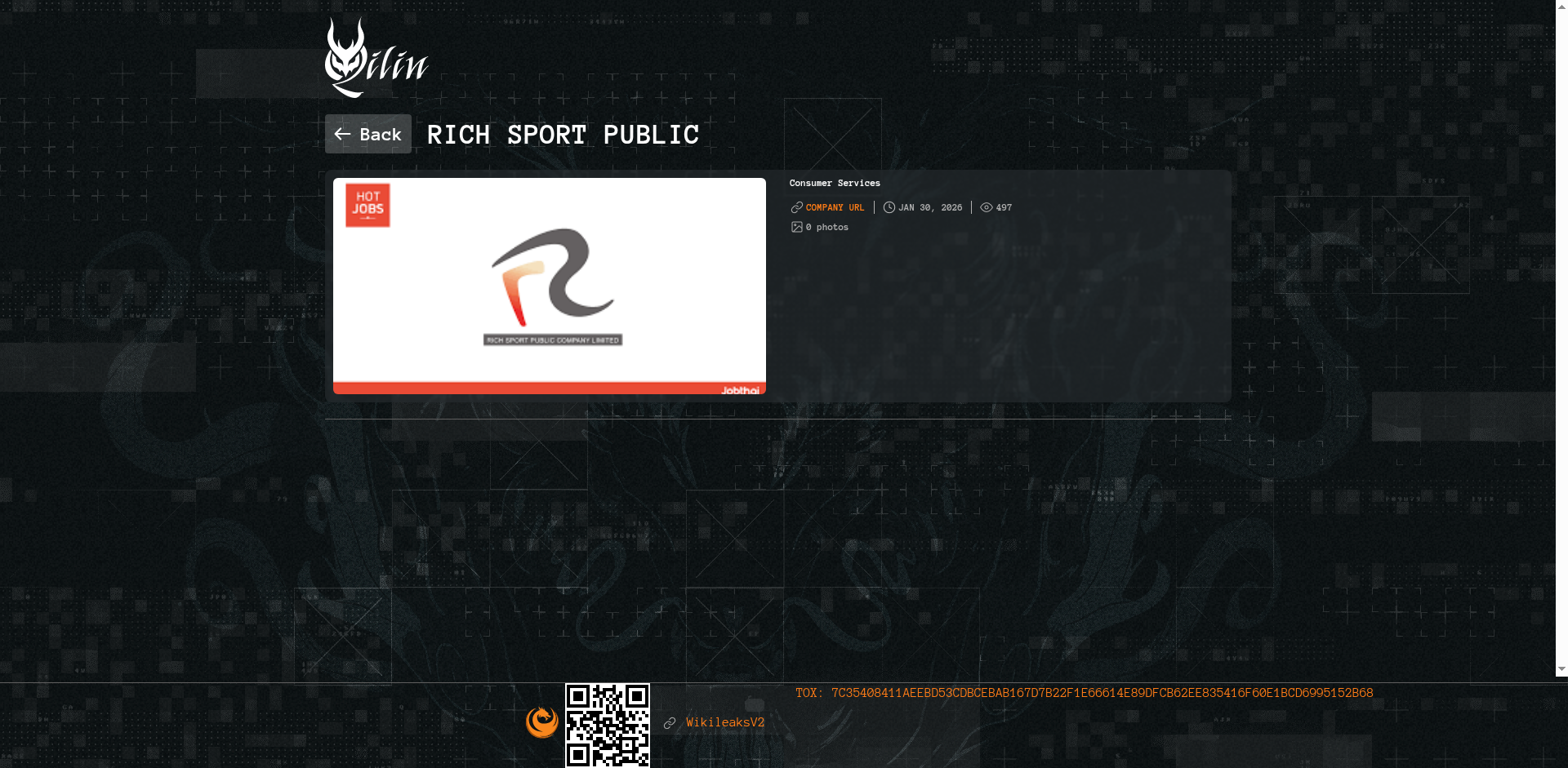 Screenshot del ataque