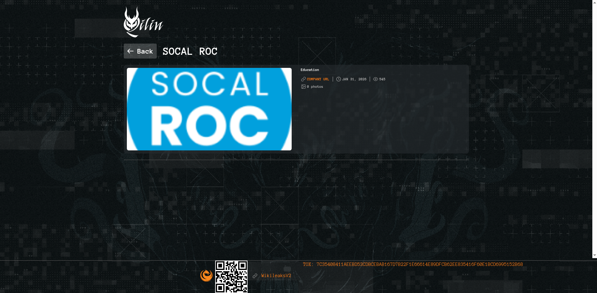 Screenshot del ataque