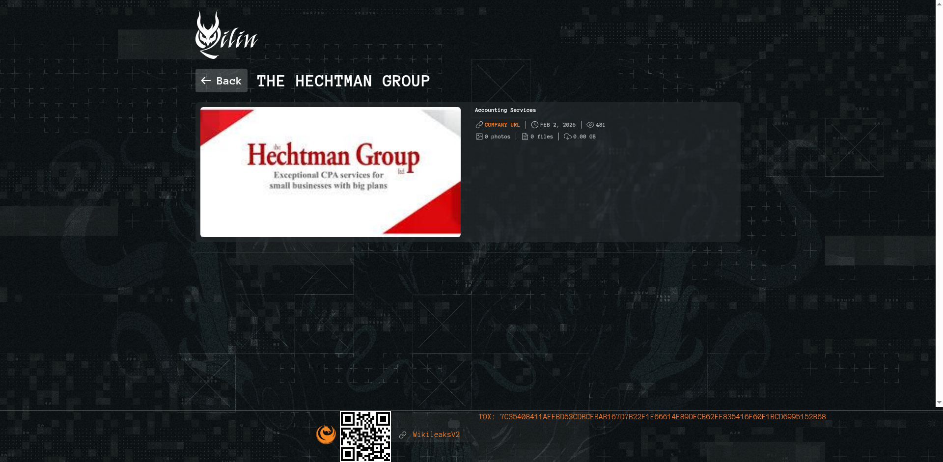 Screenshot del ataque