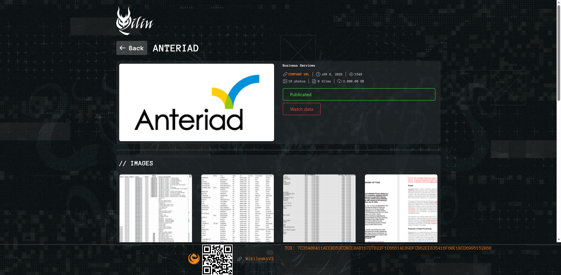 Screenshot del ataque