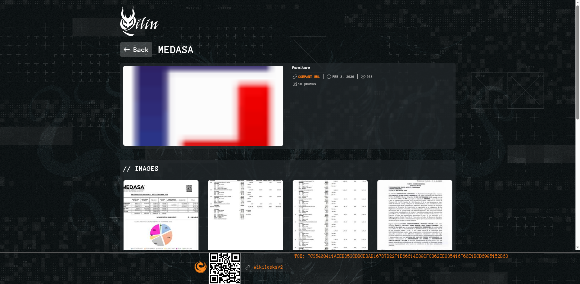 Screenshot del ataque