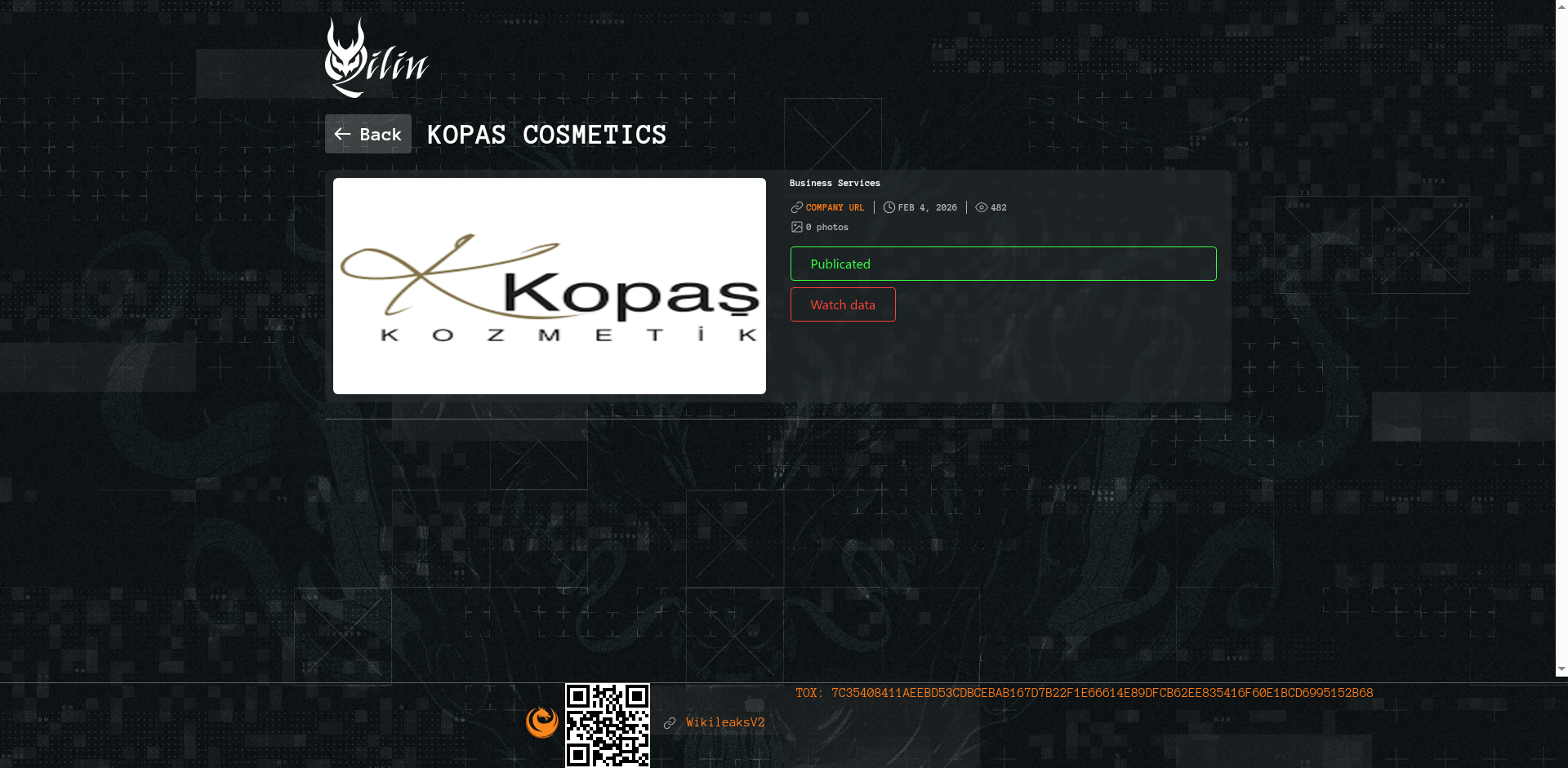 Screenshot del ataque